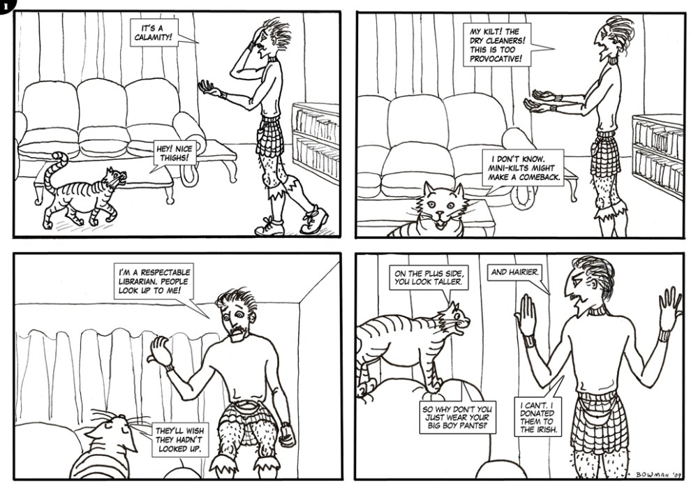 1. INTRODUCING ROBIN (IN THE DODGY KILT) AND McTAVISH 