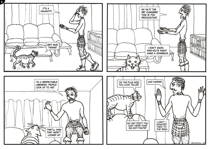 1. INTRODUCING ROBIN (IN THE DODGY KILT) AND McTAVISH 