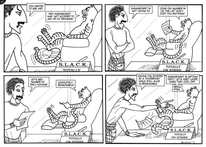 17. MANAGEMENT GETS TESTY