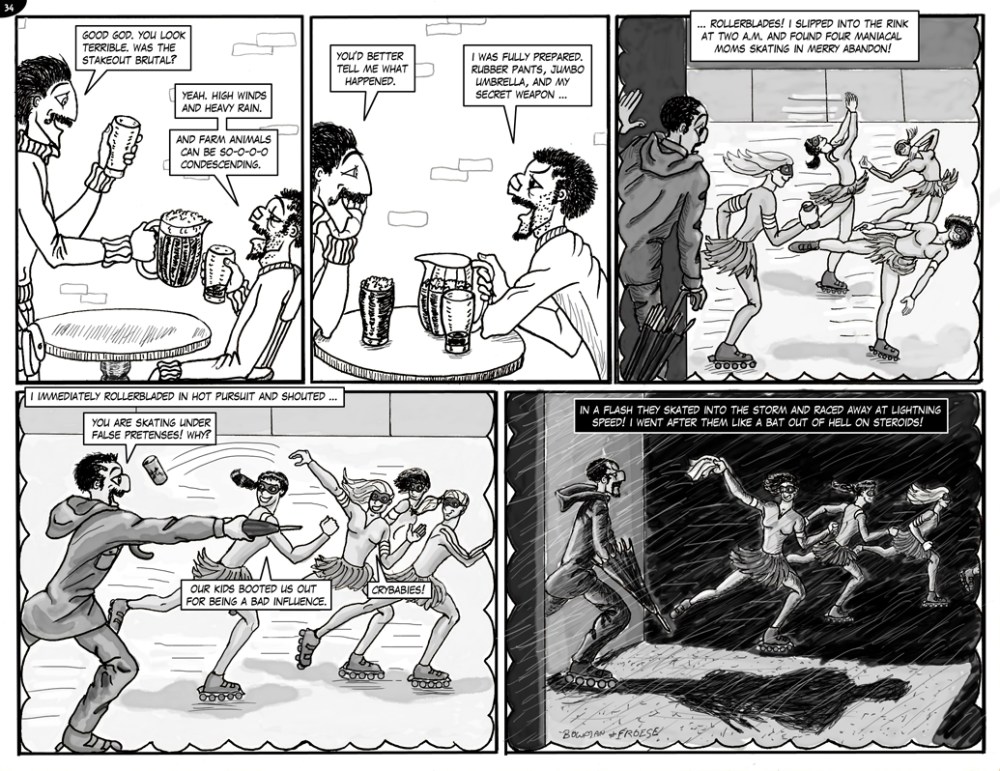 34. HIGHLY SUSPICIOUS ROLLERBLADING