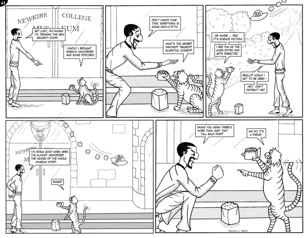 43. SLAPSTICK COMEDY OR FANTASY?